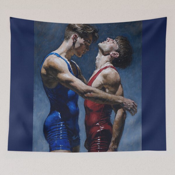 Item preview, Intimate Vintage Wrestlers designed and sold by gayishdesign.