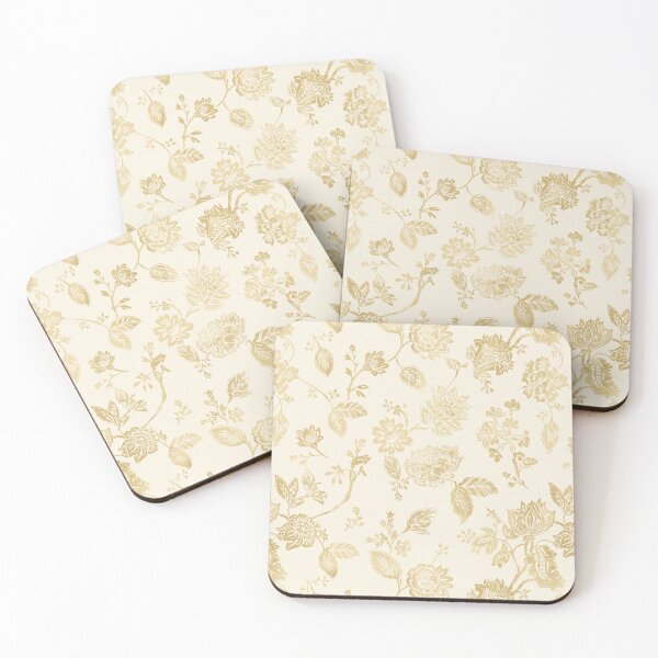 Item preview, Garden Sonata - Gold-beige designed and sold by Fabricatemyart.