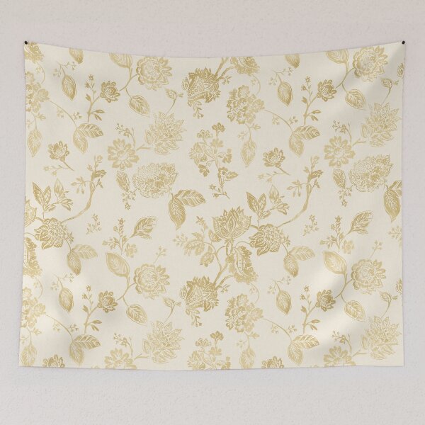 Item preview, Garden Sonata - Gold-beige designed and sold by Fabricatemyart.