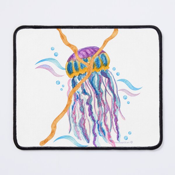 Item preview, Colourful Kintsugi Jellyfish – Oceanic Marine Life Art designed and sold by newsuept25.art.
