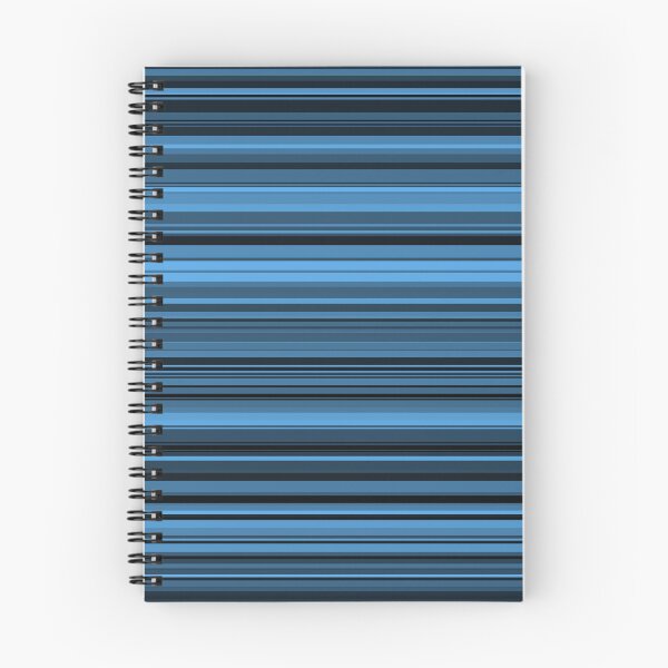 Item preview, Striped Pattern Blue Black designed and sold by ArtbyDebbieC.