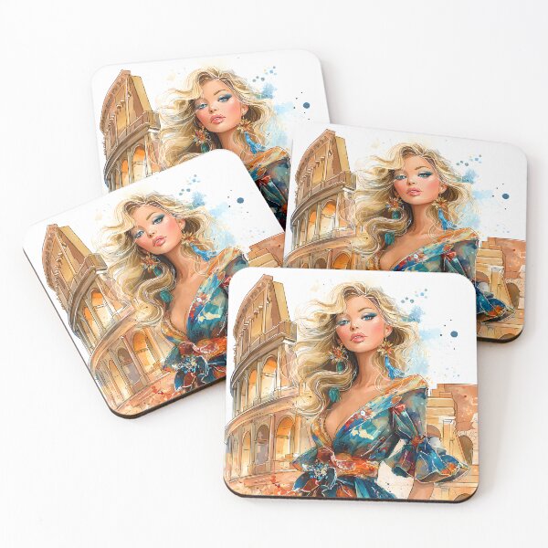 Item preview, Vibrant Fashion at the Colosseum in Rome designed and sold by Artessie.