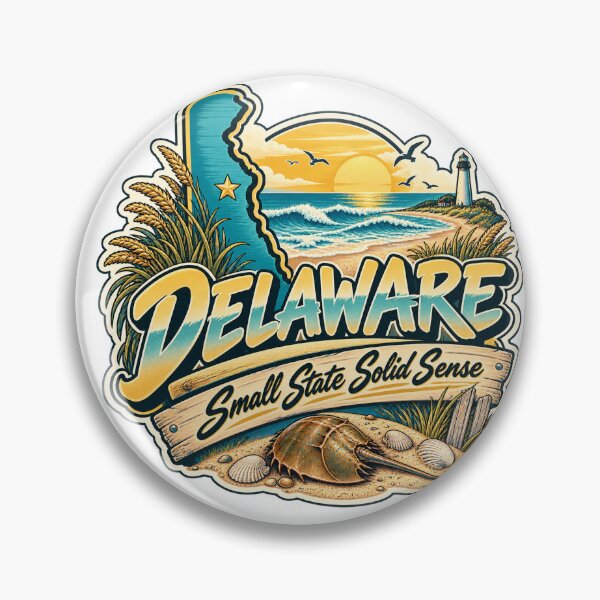 Item preview, Delaware Small State Solid Sense designed and sold by Whimspired By Paxx.