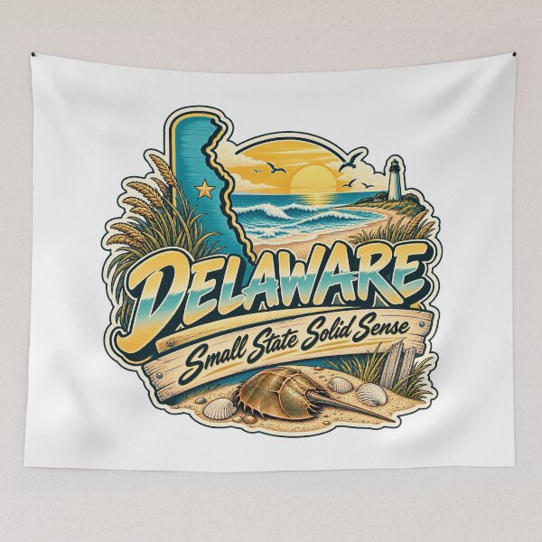 Item preview, Delaware Small State Solid Sense designed and sold by Whimspired By Paxx.