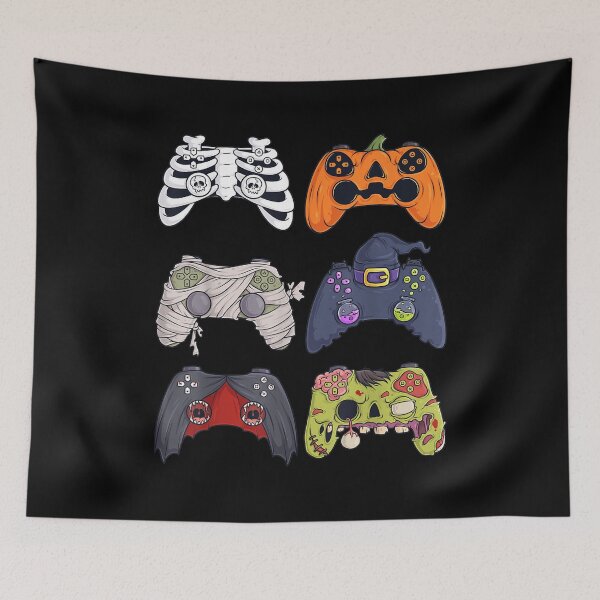 Item preview, Halloween Skeleton Zombie Gaming Controllers Mummy Boys Kids  designed and sold by Taniyah Gomes.