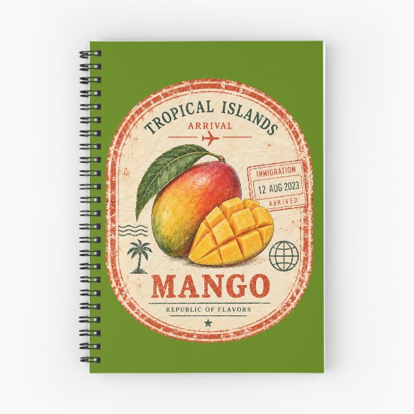 Item preview, Exotic Fruit Passport Stamp – Vintage Travel Label Tropical Fruit Collection designed and sold by Jandedan.