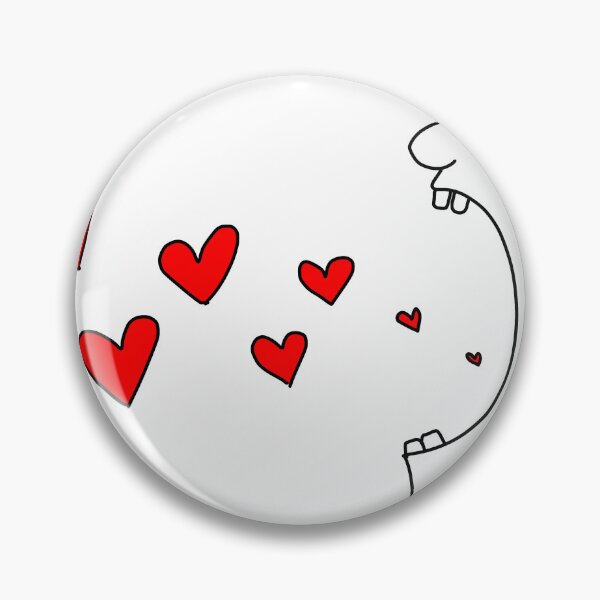 Item preview, Funny monster shouting red hearts doodle line art illustration designed and sold by KotchySmile.