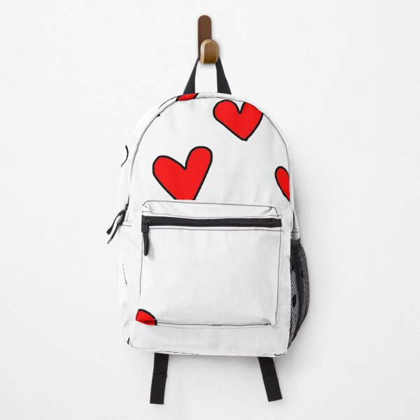 Item preview, Funny monster shouting red hearts doodle line art illustration designed and sold by KotchySmile.