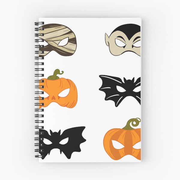 Item preview, Cute Halloween Masks Sticker Pack — Pumpkin Vampire Bat Mummy Masquerade designed and sold by LYAN-STORE.