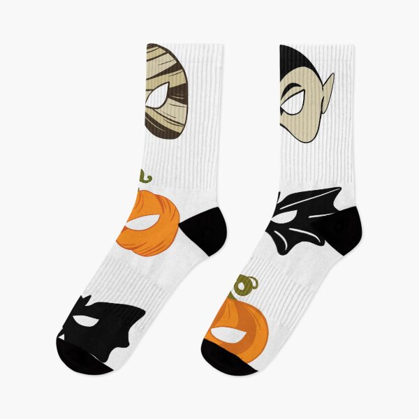 Item preview, Cute Halloween Masks Sticker Pack — Pumpkin Vampire Bat Mummy Masquerade designed and sold by LYAN-STORE.