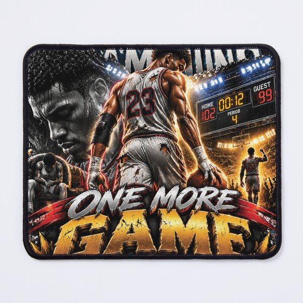 Item preview, One More Game One More Chance | Basketball Player Motivation Shirt designed and sold by M. Mamdouh Artworks.