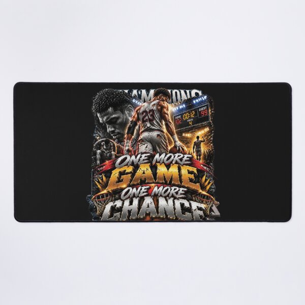 Item preview, One More Game One More Chance | Basketball Player Motivation Shirt designed and sold by M. Mamdouh Artworks.
