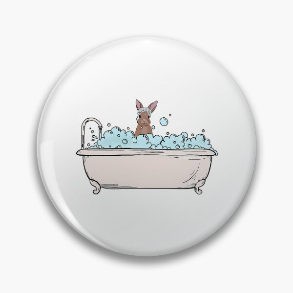 Item preview, Brown Baby Bunny In A Bubble Bath designed and sold by lziah-jayne.
