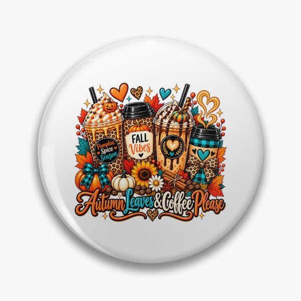 Item preview, Autumn Leaves And Coffee Please designed and sold by PixyPrint.