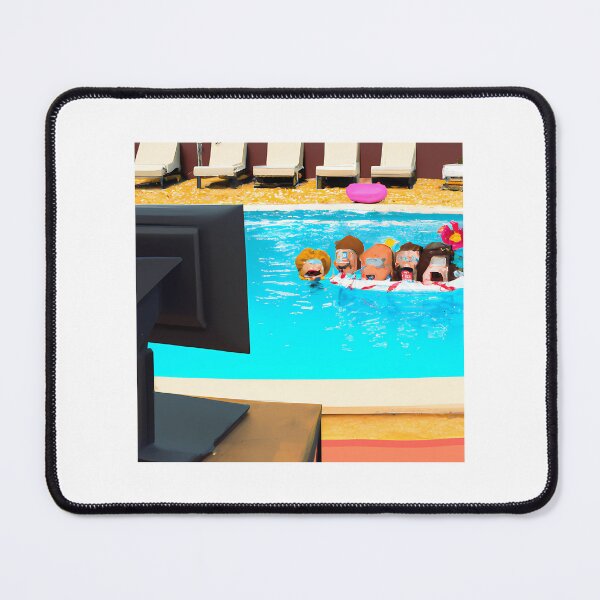 Item preview, Funny People Watching Tv - Surrealistic Graphic Done By Ai designed and sold by lziah-jayne.