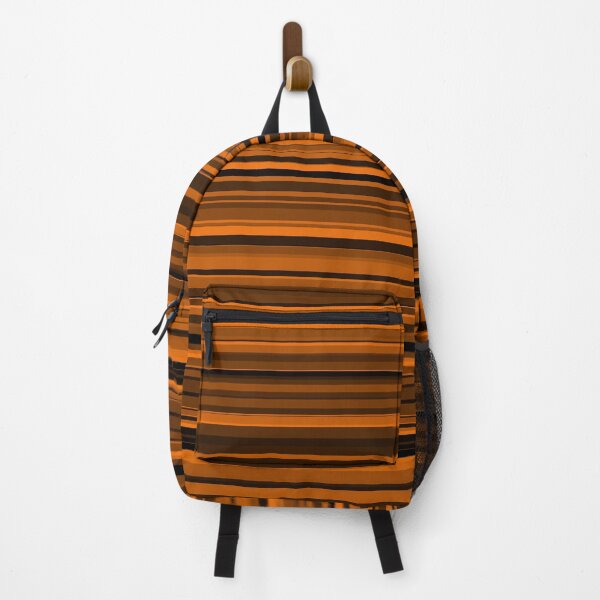 Item preview, Striped Pattern Brown Orange Black designed and sold by ArtbyDebbieC.