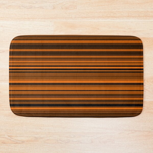 Item preview, Striped Pattern Brown Orange Black designed and sold by ArtbyDebbieC.