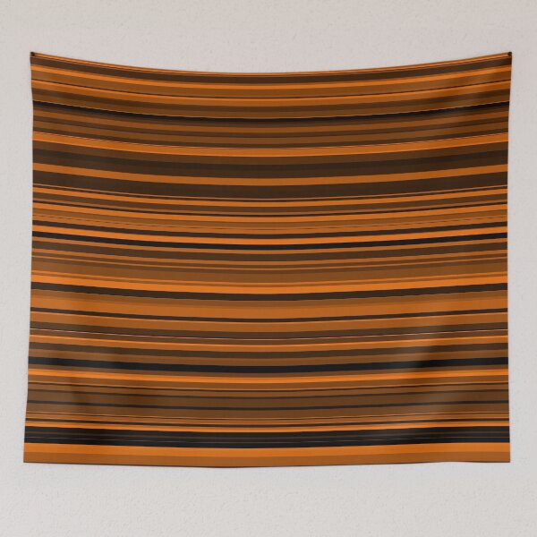 Item preview, Striped Pattern Brown Orange Black designed and sold by ArtbyDebbieC.