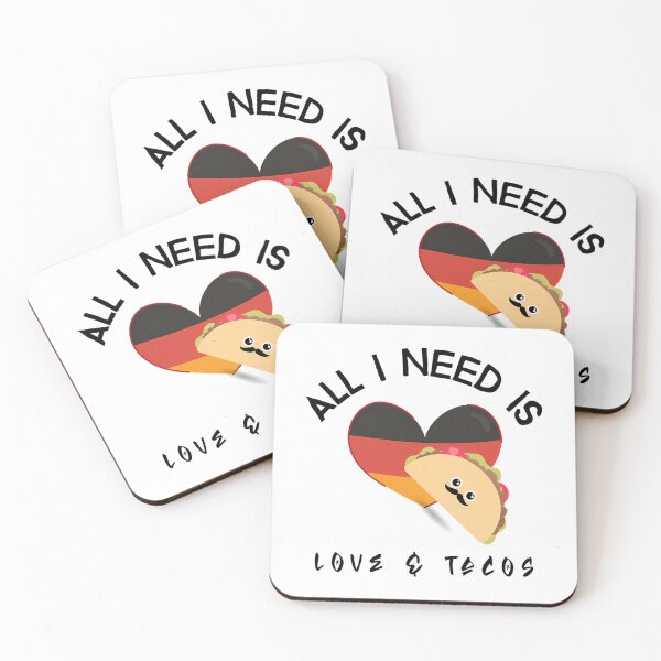 Item preview, Copy Of All I Need Is Love And Tacos Valentine Tshirt designed and sold by jazlee-nwallin.
