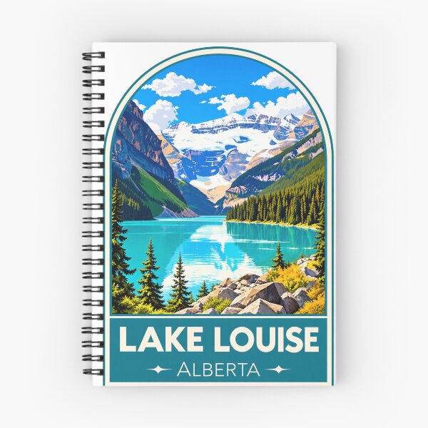 Item preview, Lake Louise Alberta – Canadian Rockies Vintage Travel Art designed and sold by ChicClicker.