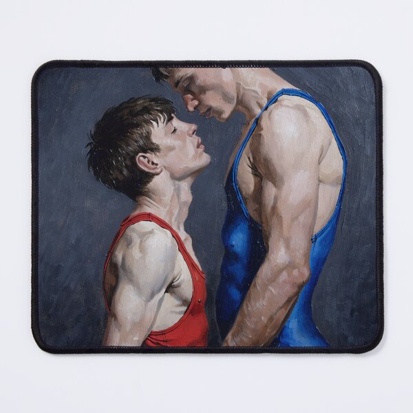 Item preview, Intimate Wrestlers – Classic Realism Art designed and sold by gayishdesign.