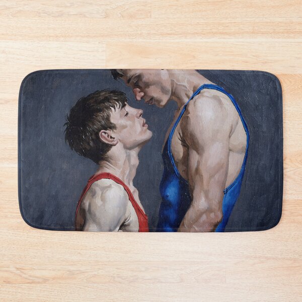 Item preview, Intimate Wrestlers – Classic Realism Art designed and sold by gayishdesign.