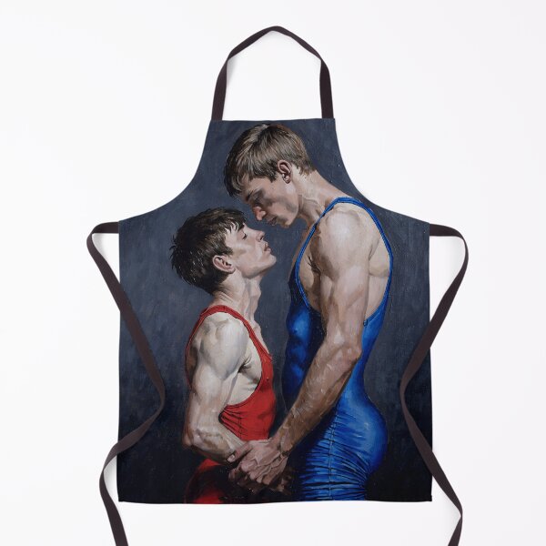 Item preview, Intimate Wrestlers – Classic Realism Art designed and sold by gayishdesign.