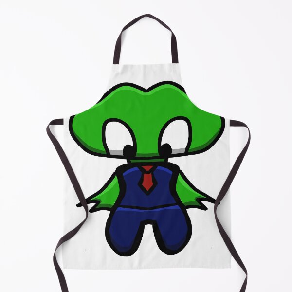 Item preview, Cute Big-Headed Business Monster Green – Kawaii Sticker Art designed and sold by davidmalec.