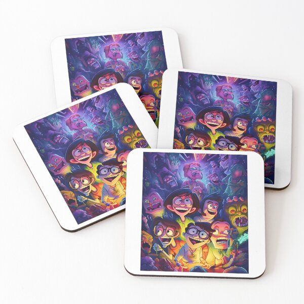 Item preview, Vibrant Watercolor Painting Of Big Mouth Characters With Playful Distortions designed and sold by lziah-jayne.