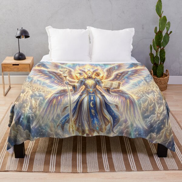 Item preview, Photorealistic Biblically Accurate Archangel Cassiel in Heaven designed and sold by Solomon-Ent-144.