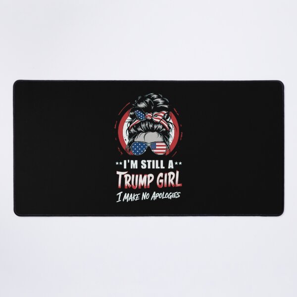 Item preview, Patriotic Messy Bun Woman Stars Stripes Aviator designed and sold by JasetParks.