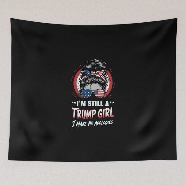 Item preview, Patriotic Messy Bun Woman Stars Stripes Aviator designed and sold by JasetParks.