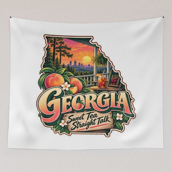 Item preview, Georgia Sweet Tea Straight Talk designed and sold by Whimspired By Paxx.