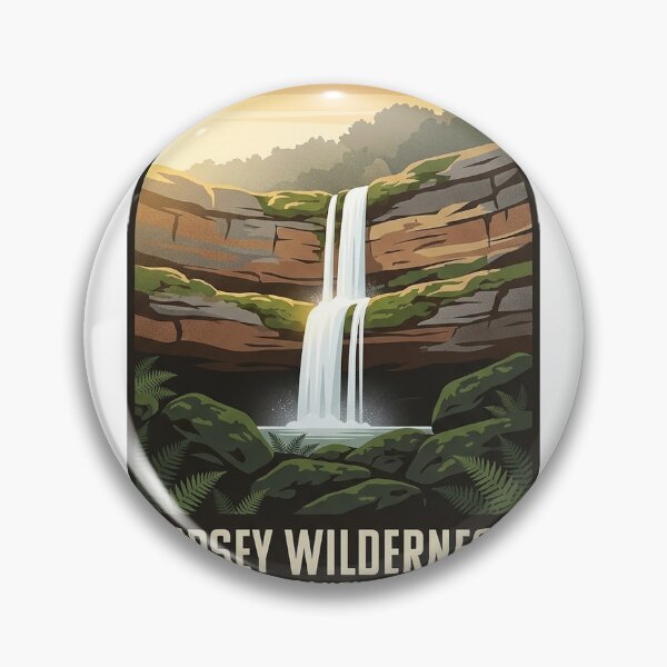 Item preview, Bee Branch Falls Sipsey Wilderness Alabama Sticker designed and sold by DetourDgn.