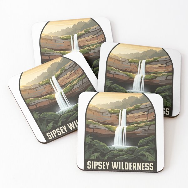 Item preview, Bee Branch Falls Sipsey Wilderness Alabama Sticker designed and sold by DetourDgn.