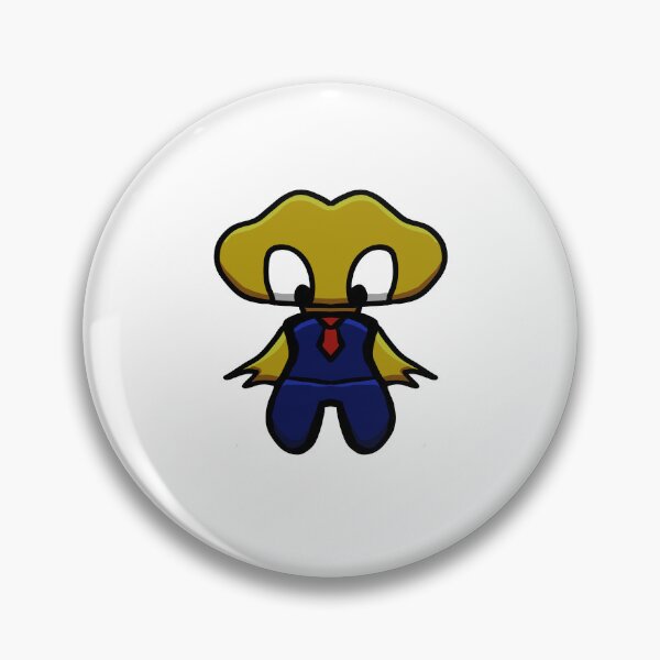 Item preview, Cute Big-Headed Business Monster Gold – Kawaii Sticker Art  designed and sold by davidmalec.