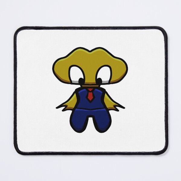Item preview, Cute Big-Headed Business Monster Gold – Kawaii Sticker Art  designed and sold by davidmalec.