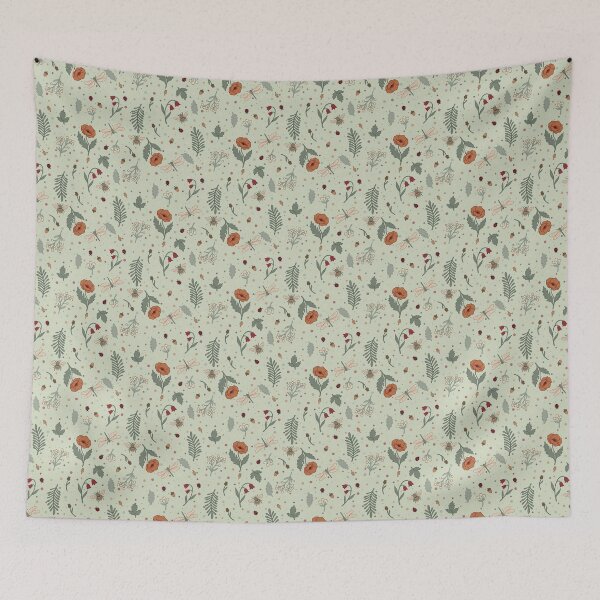 Item preview, Field Poppy and Dragonfly designed and sold by Foximsy.