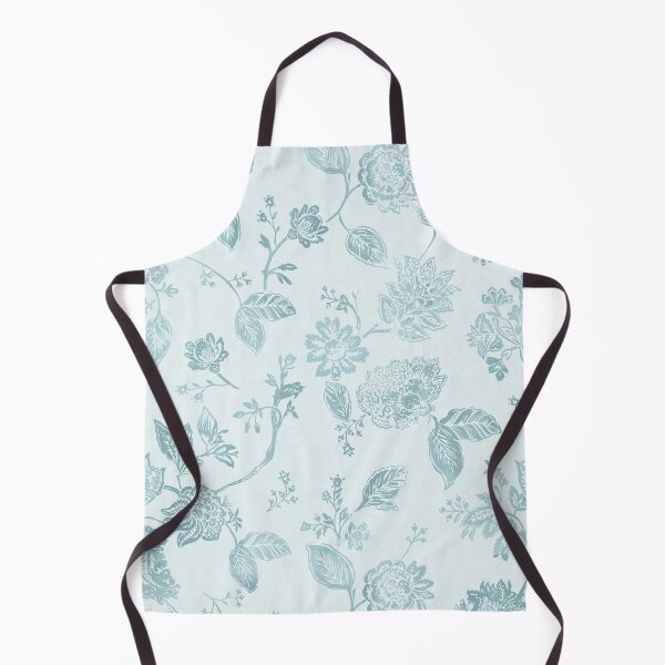 Item preview, Garden Sonata - Muted Aqua designed and sold by Fabricatemyart.