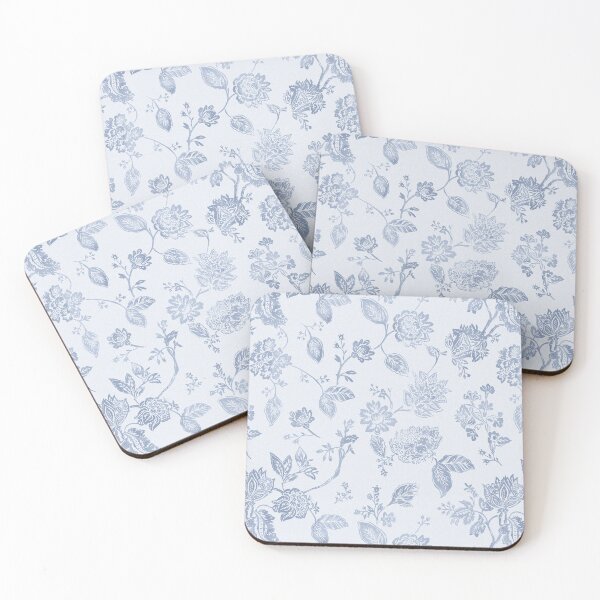 Item preview, Garden Sonata - Steel Blue designed and sold by Fabricatemyart.