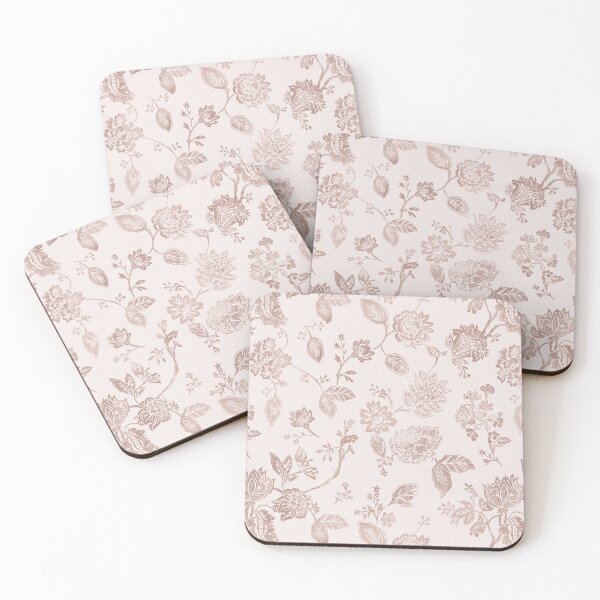 Item preview, Garden Sonata - Rose Taupe designed and sold by Fabricatemyart.