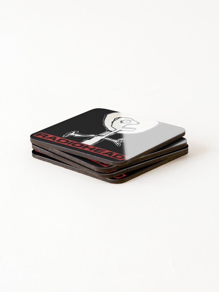 Thumbnail 4 of 5, Coasters (Set of 4), Abstract Crying Figure Sketch designed and sold by Rafiqgil.