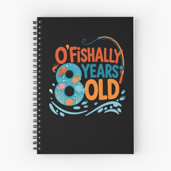 Item preview, Ofishally 8 Years Old Funny Fishing Birthday Fisherman designed and sold by giftfromheart.