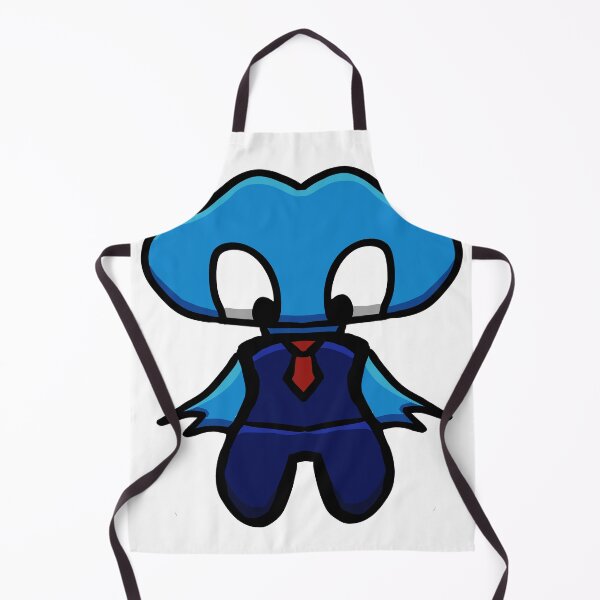 Item preview, Cute Big-Headed Business Monster Blue – Kawaii Sticker Art designed and sold by davidmalec.