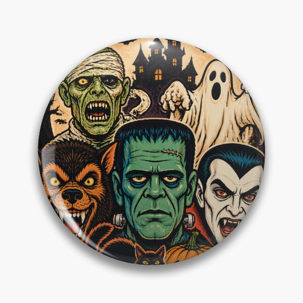 Item preview, Monster Mash Halloween Classic Monsters T-Shirt-46 designed and sold by JordonWeissnat.