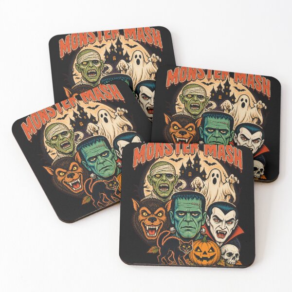 Item preview, Monster Mash Halloween Classic Monsters T-Shirt-46 designed and sold by JordonWeissnat.