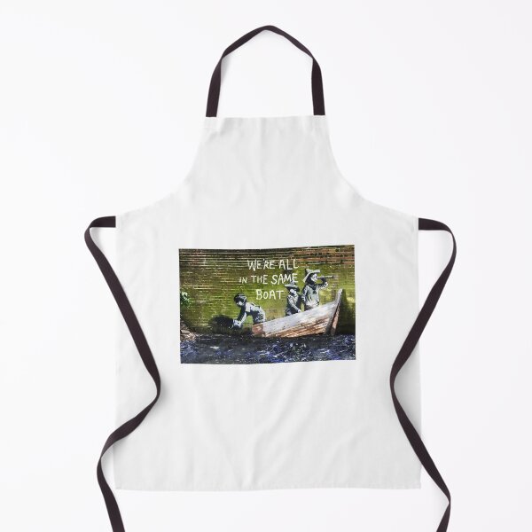 Item preview, Banksy - We'Re All In The Same Boat - Original Mural designed and sold by marionchans.