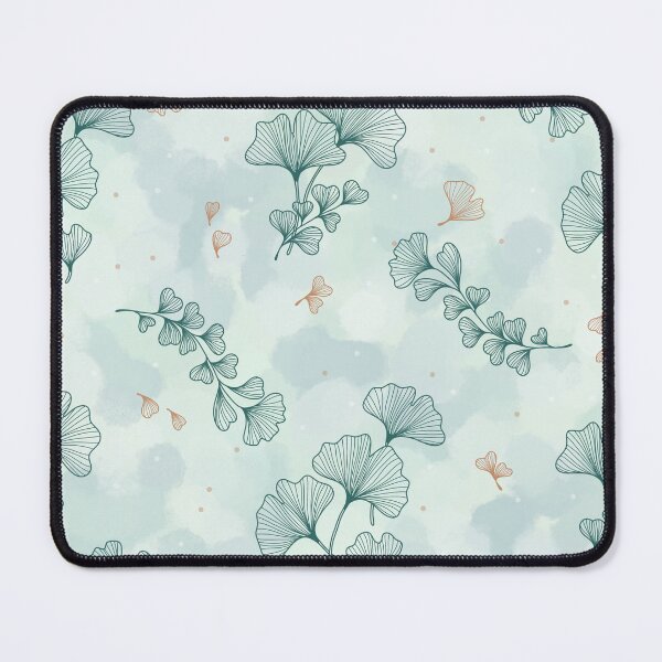 Item preview, Teal Ginkgo and Gold designed and sold by Foximsy.