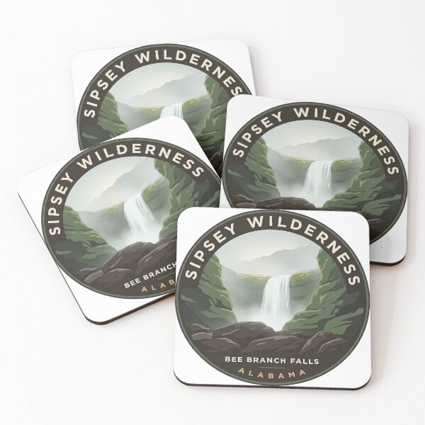 Item preview, Bee Branch Falls Misty Morning Circle Badge Sticker designed and sold by DetourDgn.