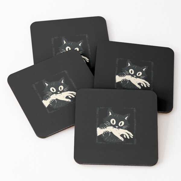Item preview, Funny Cat Biting Hand designed and sold by Altenpendinton.